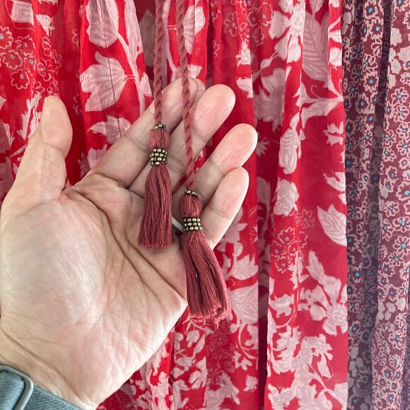 Free People Hendrix Printed top in Red - Picture 11 of 11